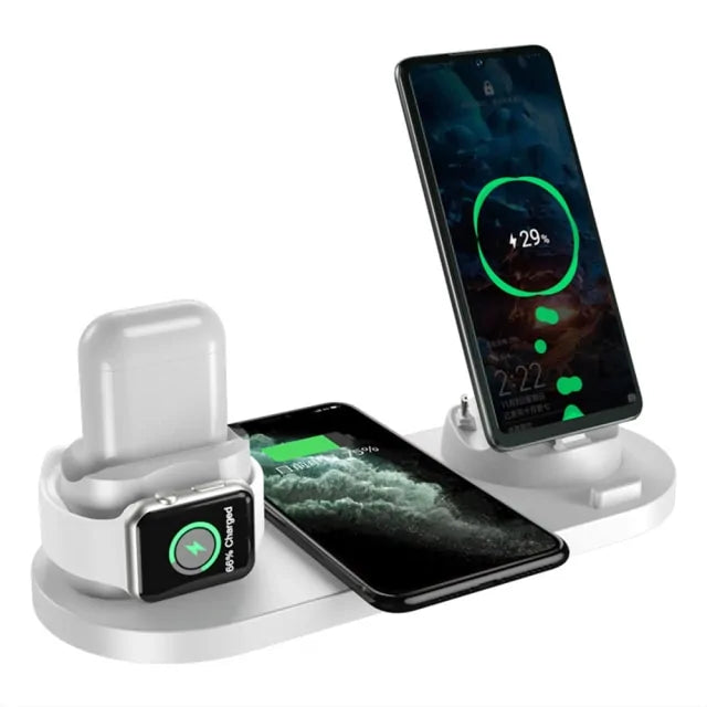 Base fixe Chargeur Rapide sans fil pour smartphones et accessoires